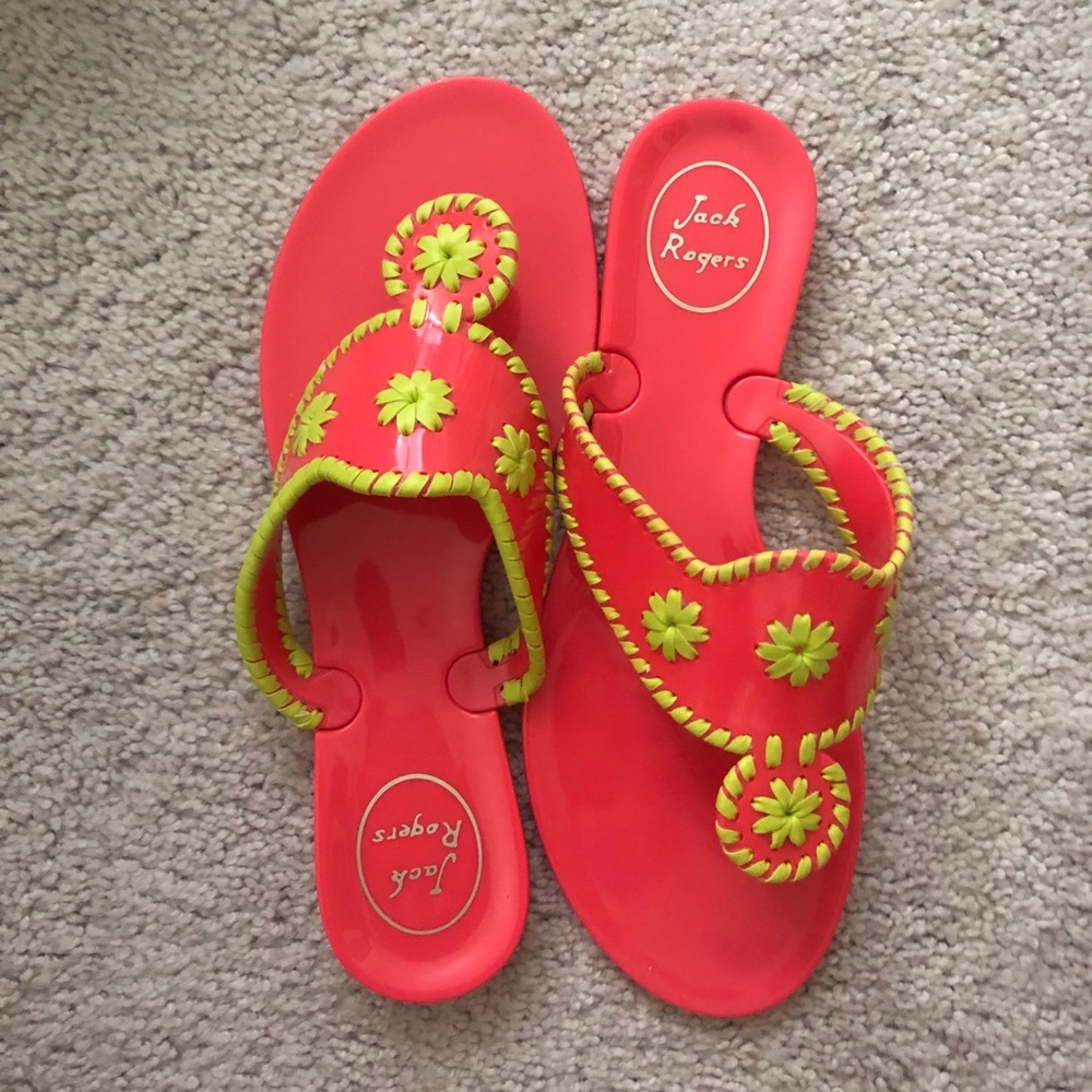 Jack Rogers jelly sandals